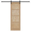 Skydedør Naturfarvet 73,5 x 211 cm Massivt fyrretræ