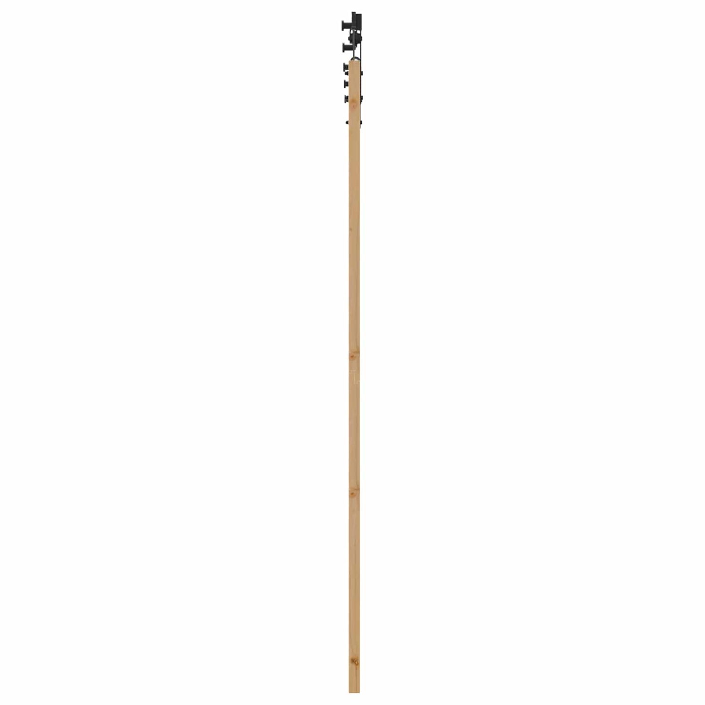 Skydedør Naturfarvet 86 x 211 cm Massivt fyrretræ