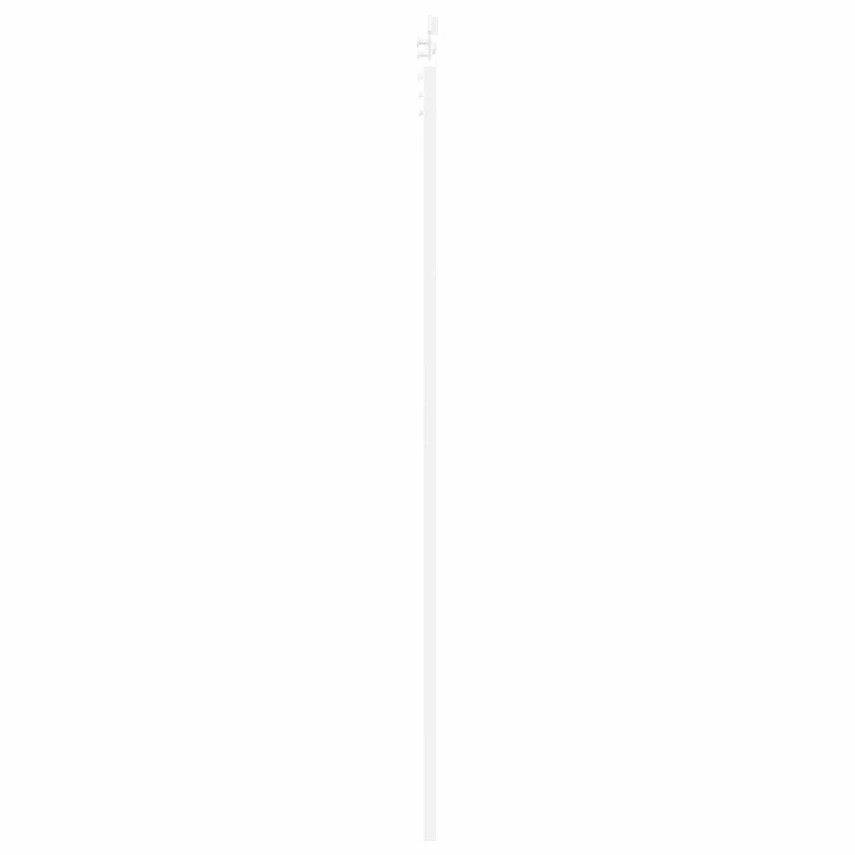 Skydedør Hvid 83 x 232 cm Massivt fyrretræ