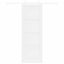 Skydedør Hvid 83 x 232 cm Massivt fyrretræ