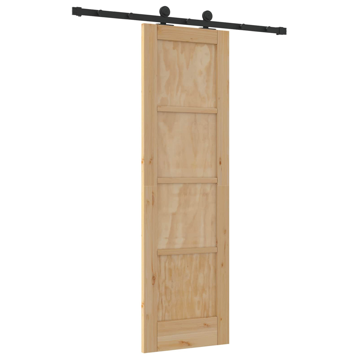 Skydedør ORKDAL 61 x 198,5 cm Massivt fyrretræ Naturfarvet