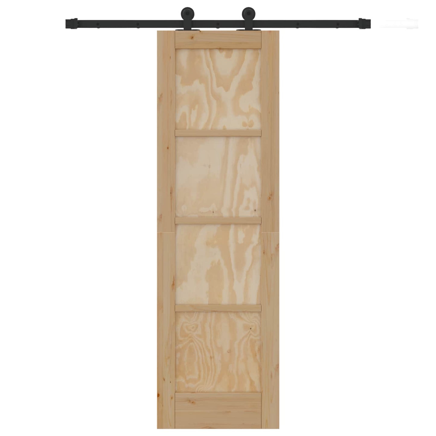 Skydedør ORKDAL 61 x 198,5 cm Massivt fyrretræ Naturfarvet