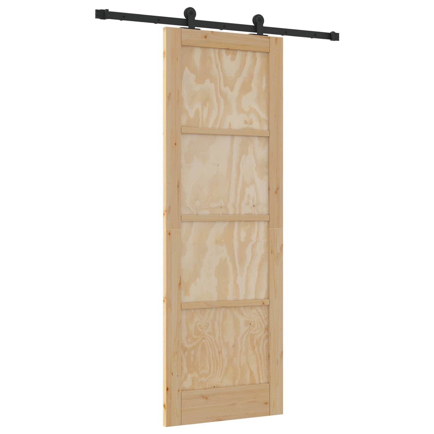 Skydedør ORKDAL 73,5 x 211 cm Massivt fyrretræ Naturfarvet