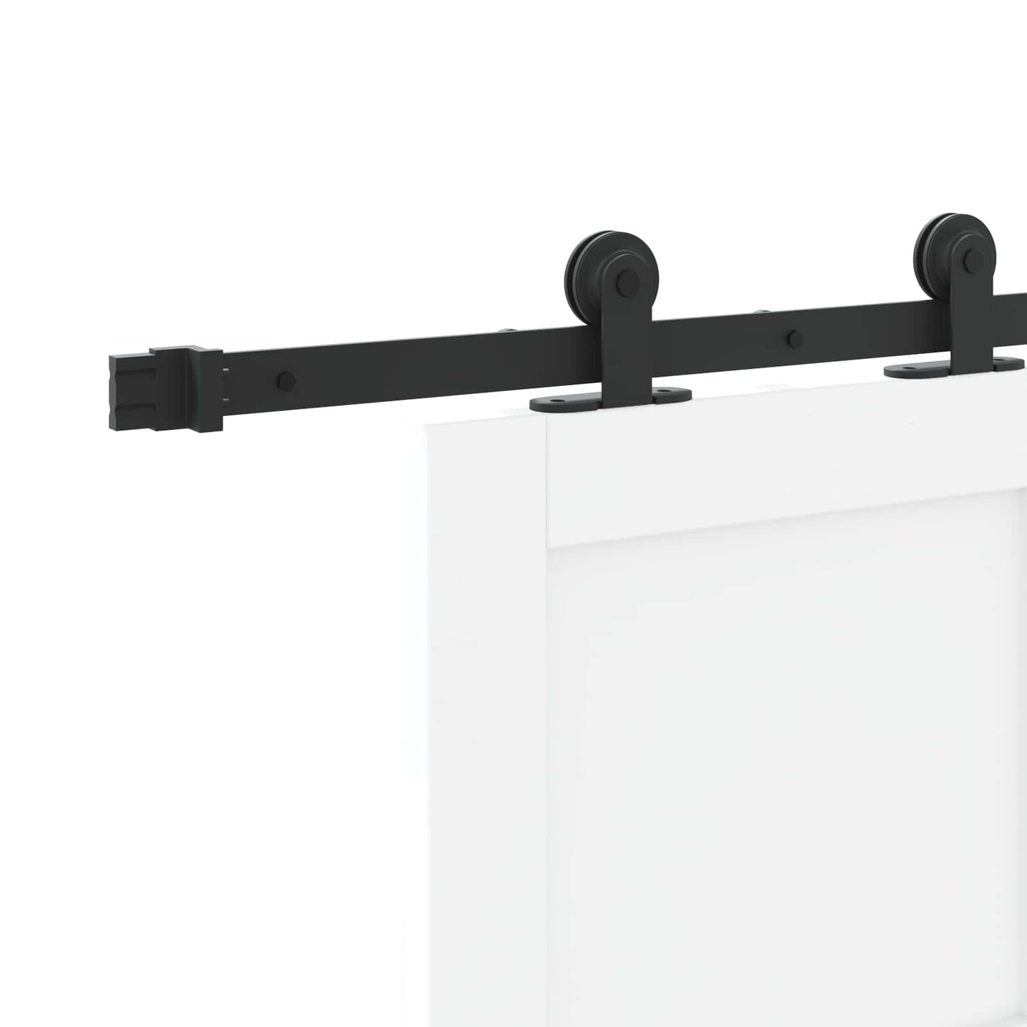 Skydedør ORKDAL 83 x 232 cm Massivt fyrretræ Hvid
