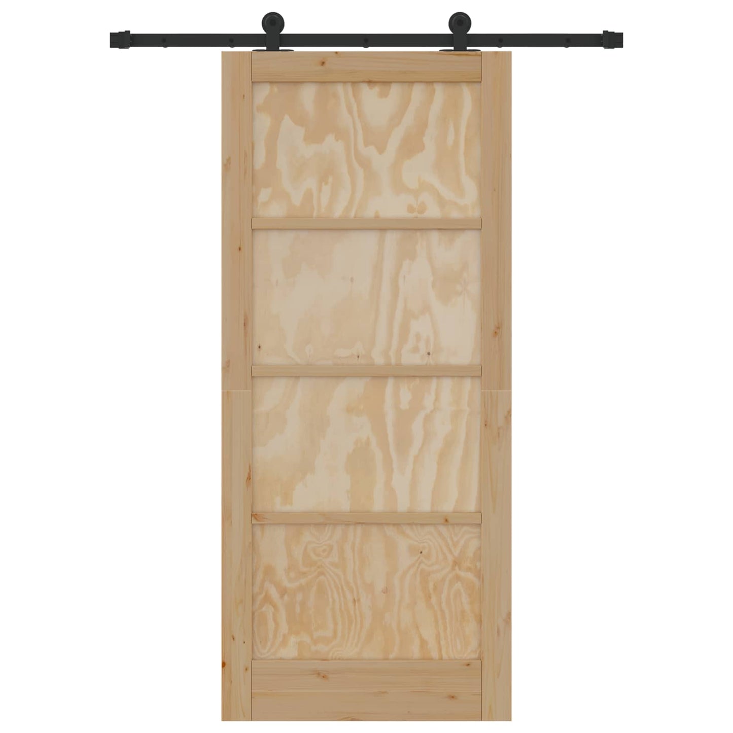 Skydedør ORKDAL 86 x 198,5 cm Massivt fyrretræ Naturfarvet