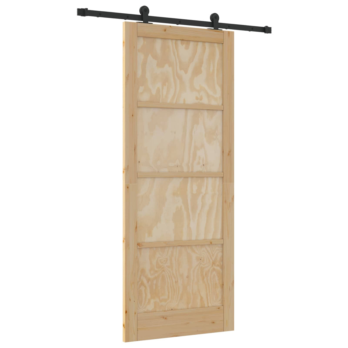 Skydedør ORKDAL 86 x 211 cm Massivt fyrretræ Naturfarvet