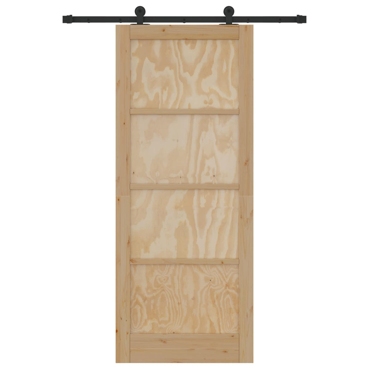 Skydedør ORKDAL 86 x 211 cm Massivt fyrretræ Naturfarvet
