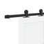 Skydedør ORKDAL 83 x 202 cm Massivt fyrretræ Hvid