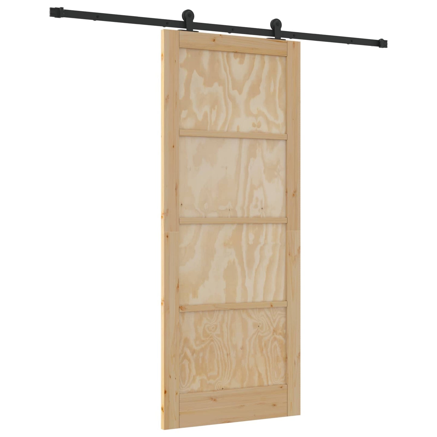Skydedør ORKDAL 86 x 211 cm Massivt fyrretræ Naturfarvet