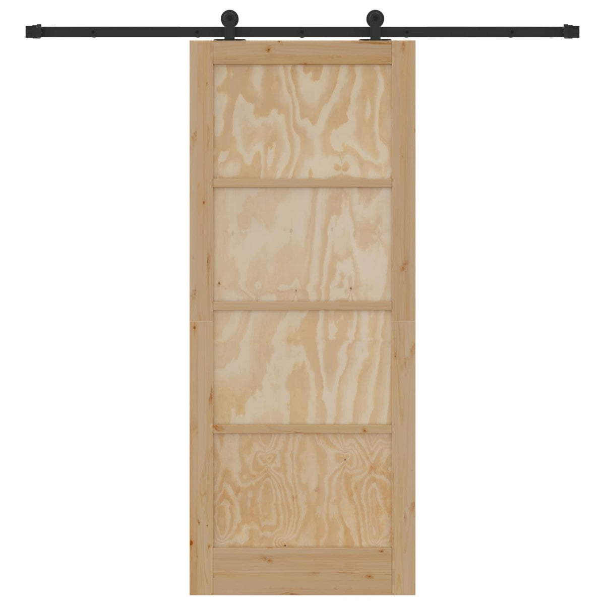 Skydedør ORKDAL 86 x 211 cm Massivt fyrretræ Naturfarvet