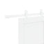 Skydedør Hvid 83 x 202 cm Massivt fyrretræ