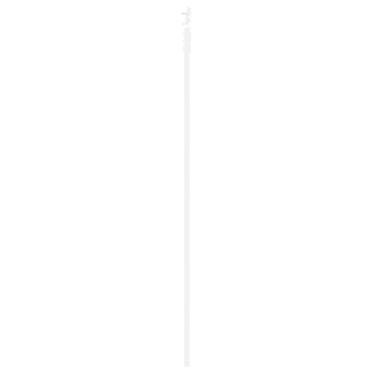 Skydedør Hvid 83 x 232 cm Massivt fyrretræ