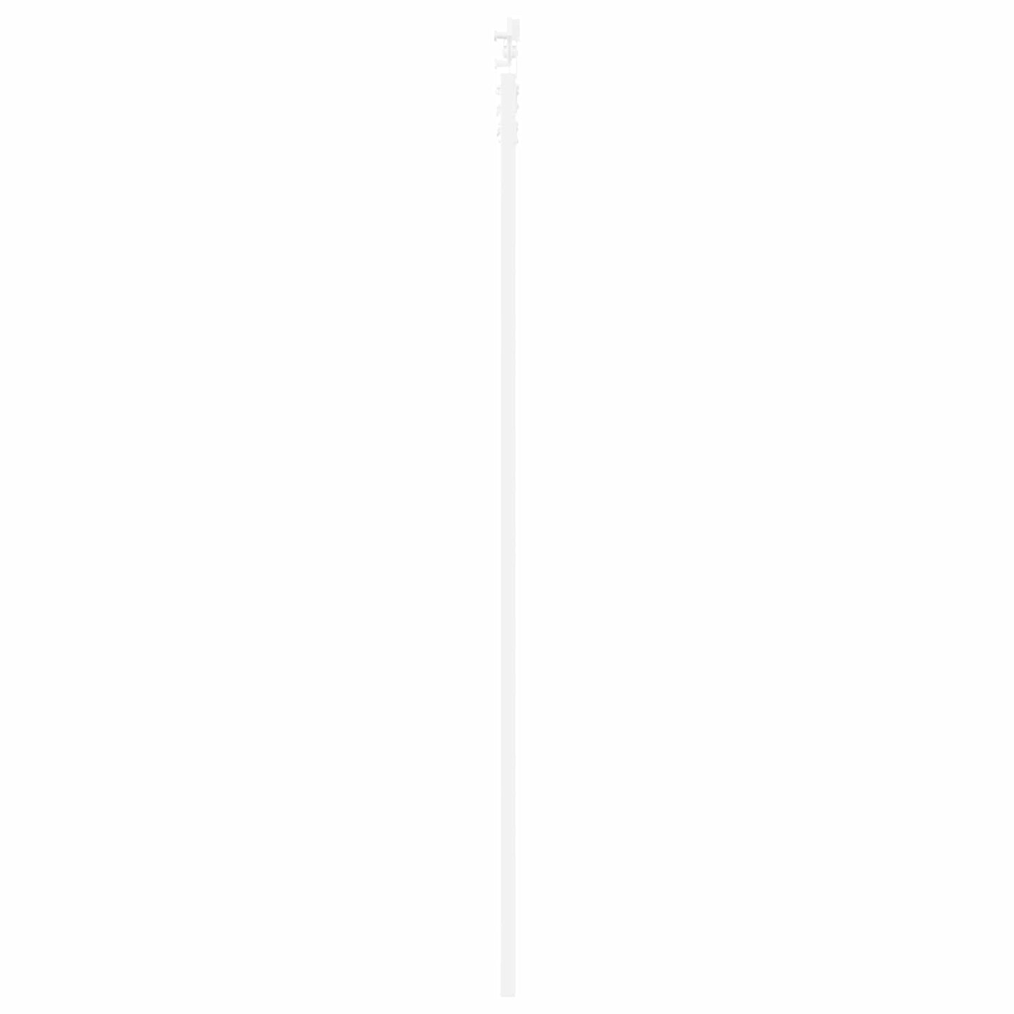 Skydedør Hvid 83 x 232 cm Massivt fyrretræ