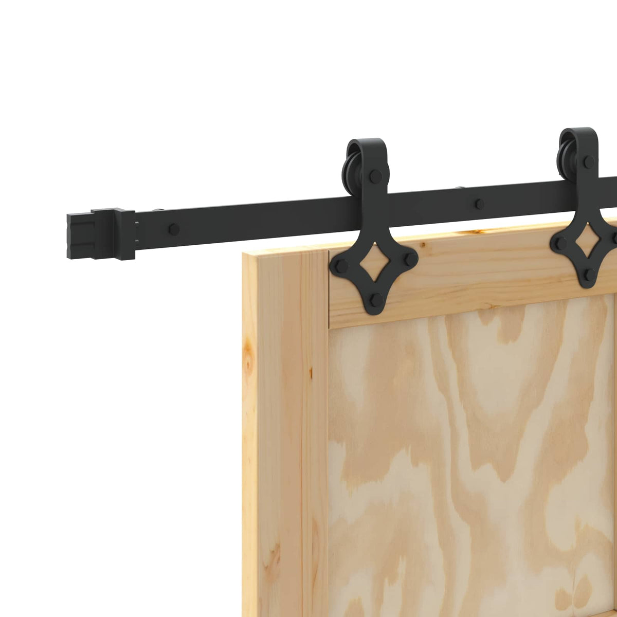 Skydedør ORKDAL 73,5 x 211 cm Massivt fyrretræ Naturfarvet