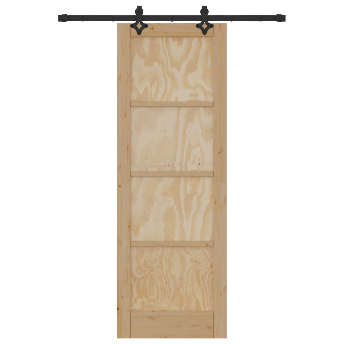 Skydedør ORKDAL 73,5 x 211 cm Massivt fyrretræ Naturfarvet