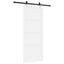 Skydedør ORKDAL 83 x 202 cm Massivt fyrretræ Hvid