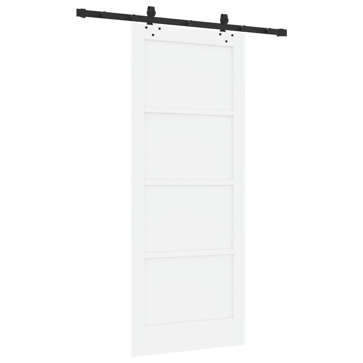 Skydedør ORKDAL 83 x 202 cm Massivt fyrretræ Hvid