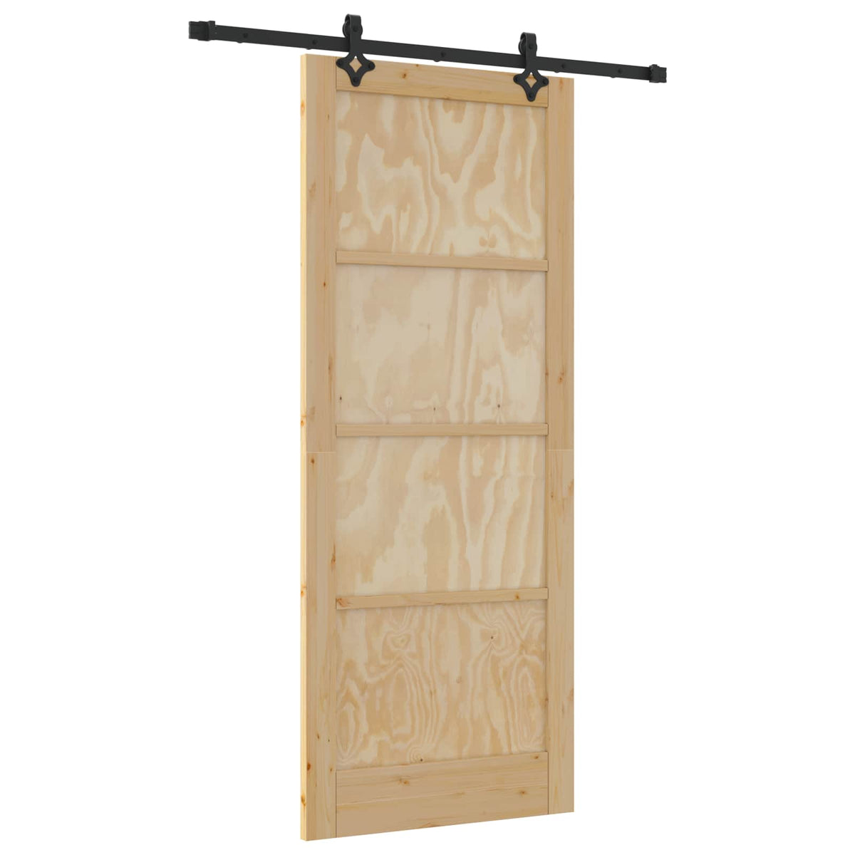Skydedør ORKDAL 86 x 211 cm Massivt fyrretræ Naturfarvet