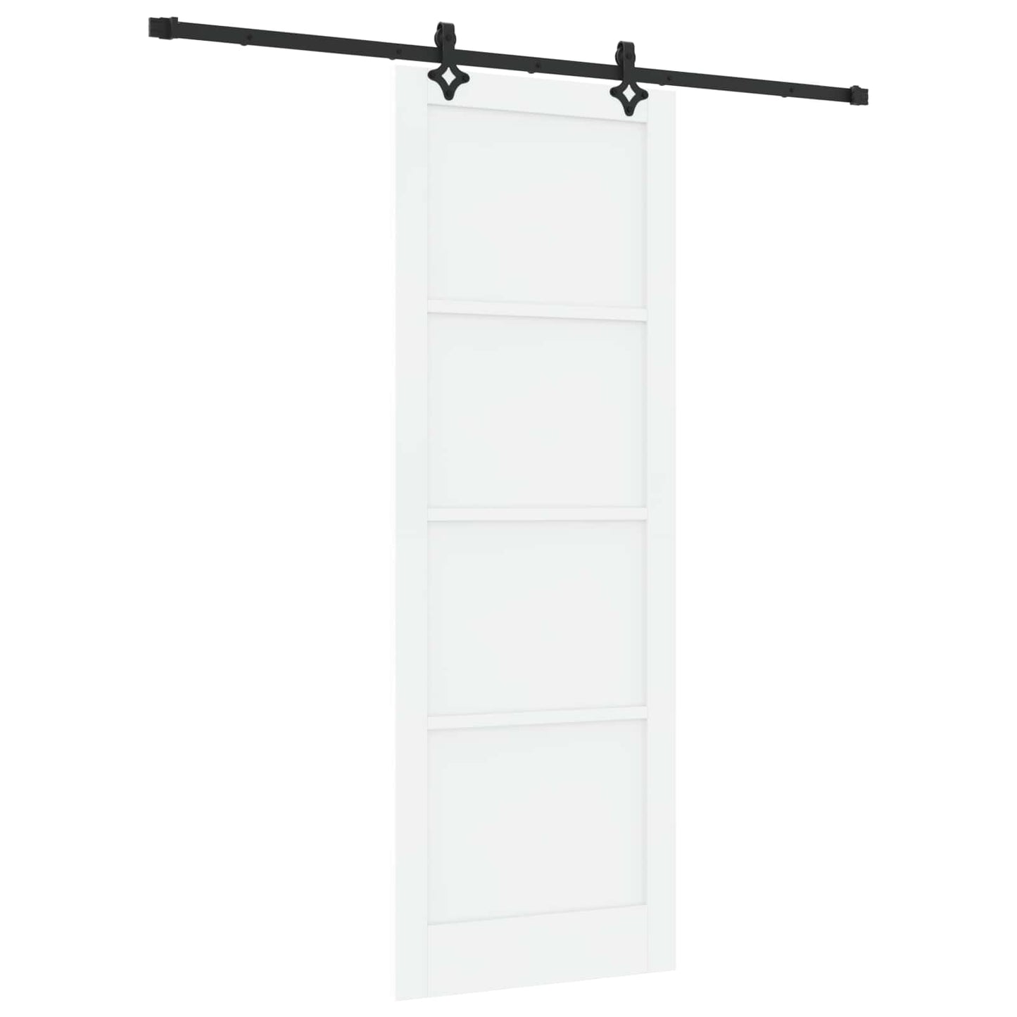 Skydedør ORKDAL 83 x 232 cm Massivt fyrretræ Hvid