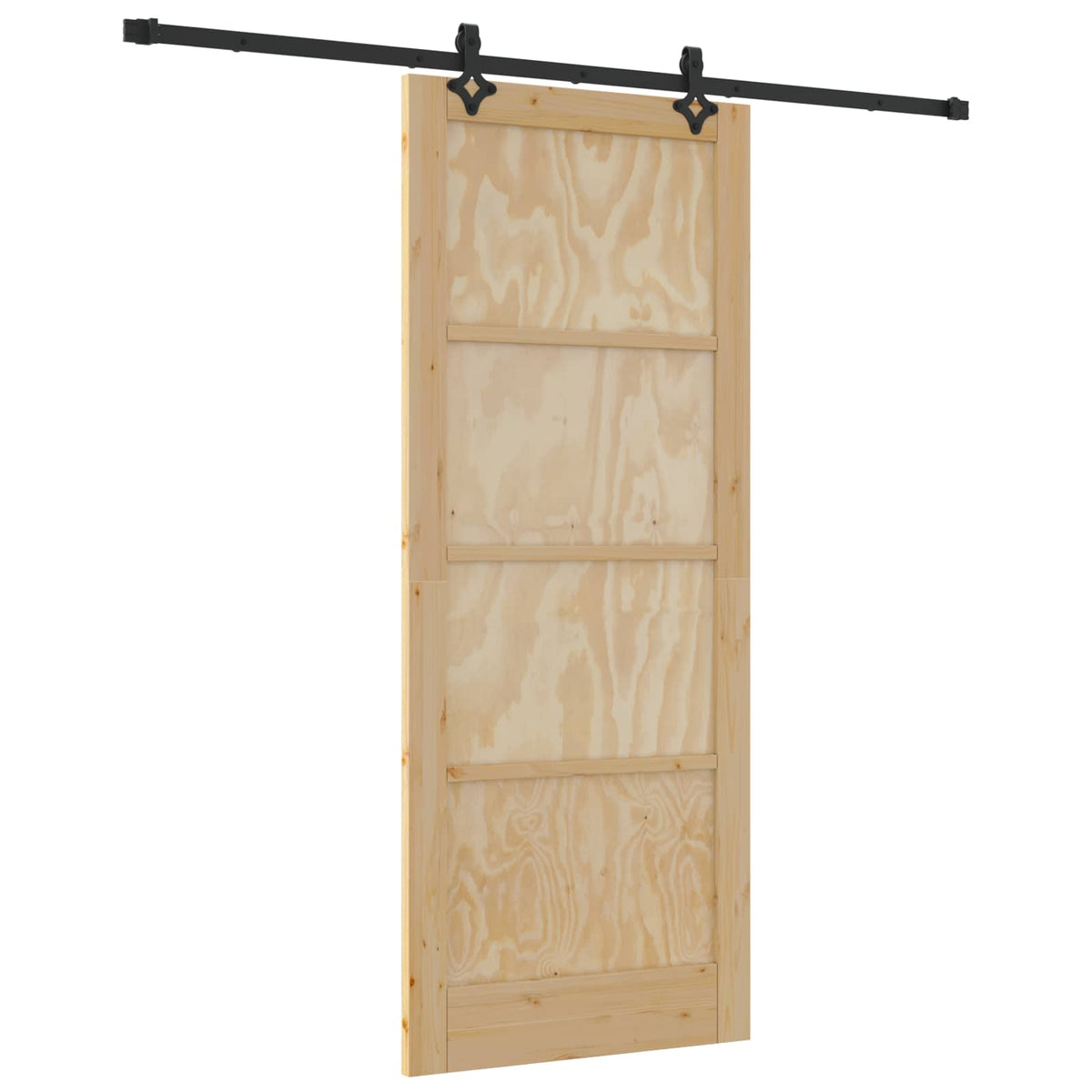 Skydedør ORKDAL 86 x 211 cm Massivt fyrretræ Naturfarvet