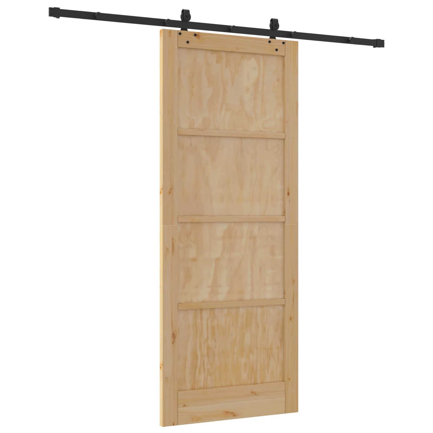 Skydedør ORKDAL 86 x 211 cm Massivt fyrretræ Naturfarvet
