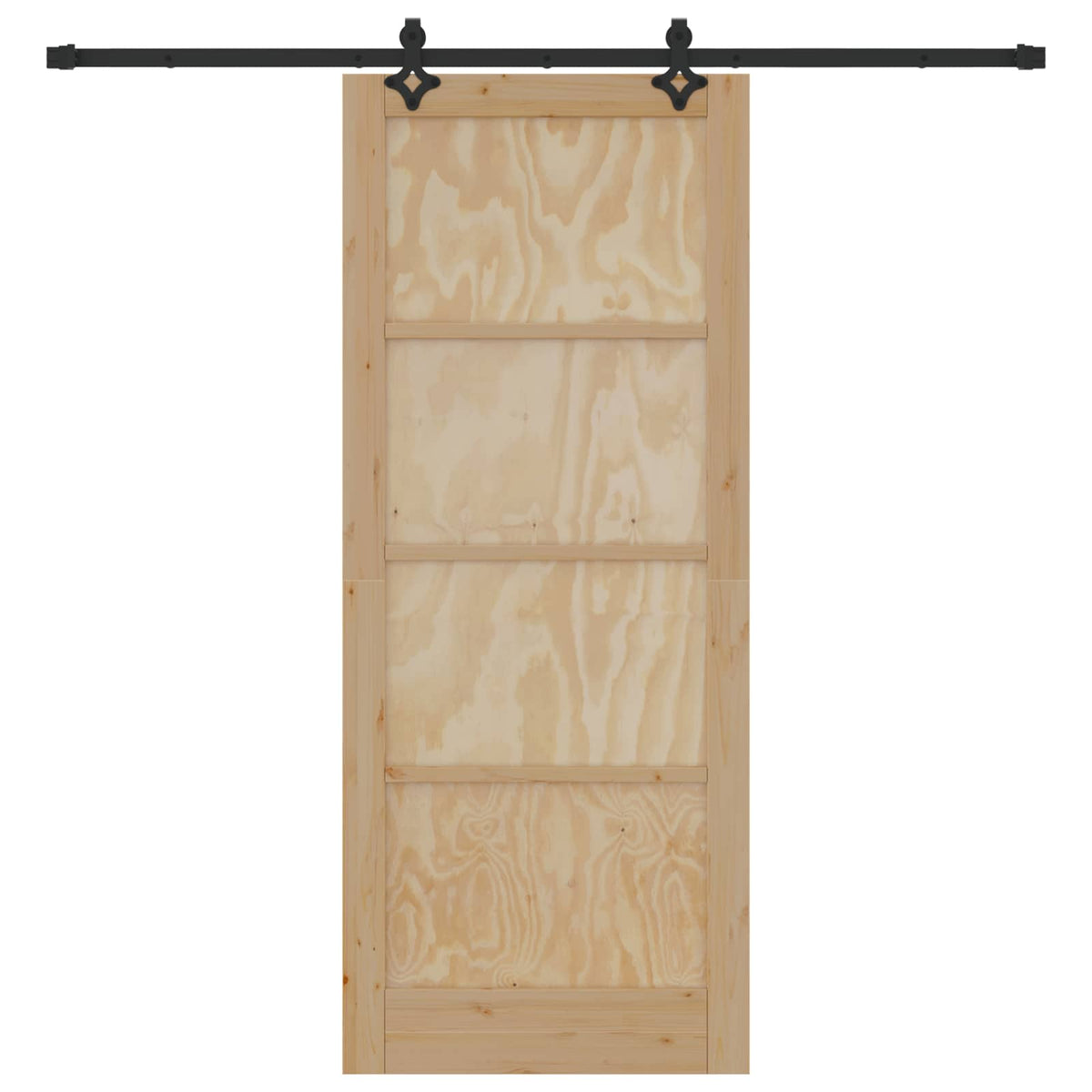 Skydedør ORKDAL 86 x 211 cm Massivt fyrretræ Naturfarvet