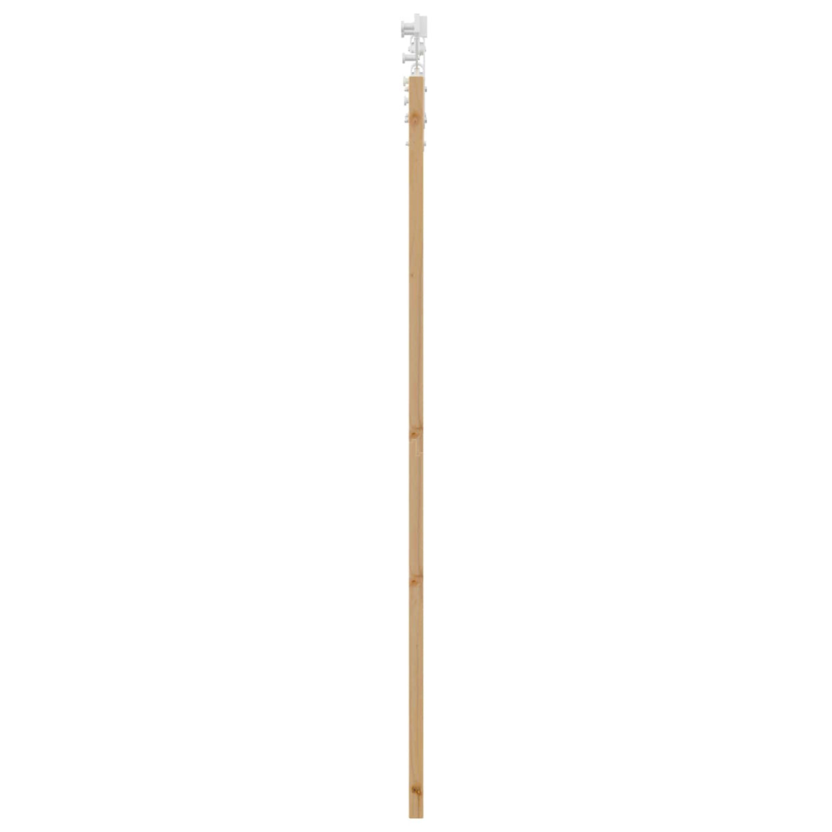 Skydedør ORKDAL 61 x 198,5 cm Massivt fyrretræ Natur og hvid