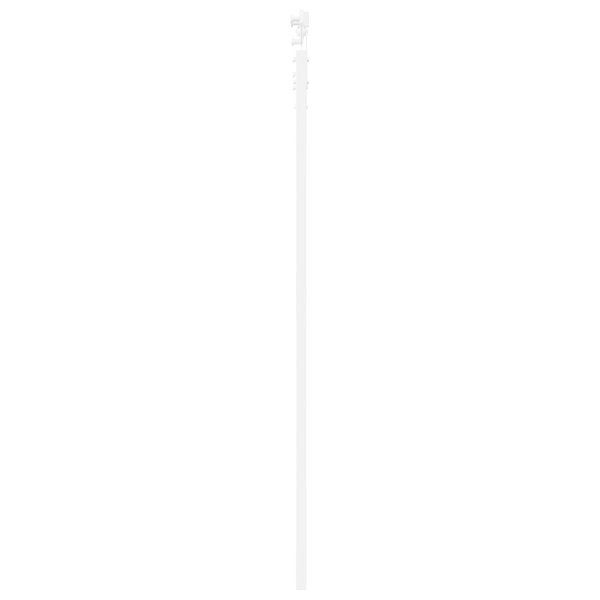 Skydedør ORKDAL 83 x 202 cm Massivt fyrretræ Hvid