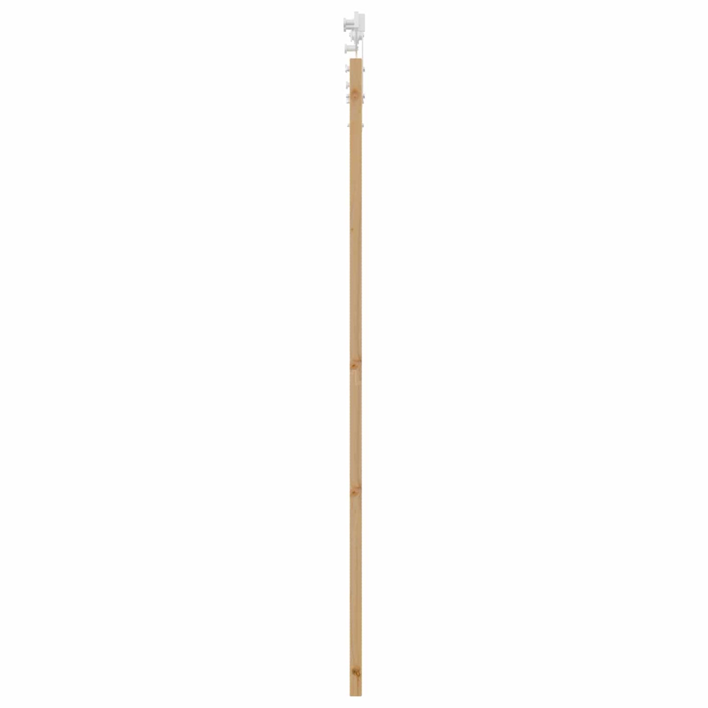 Skydedør ORKDAL 86 x 198,5 cm Massivt fyrretræ Natur og hvid