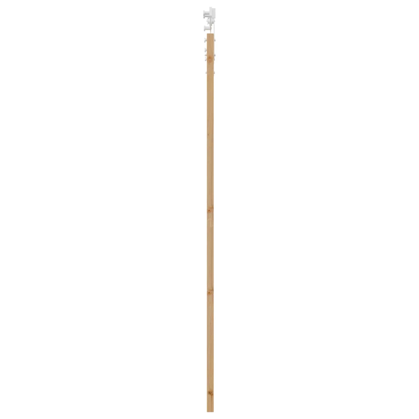 Skydedør ORKDAL 86 x 211 cm Massivt fyrretræ Natur og hvid
