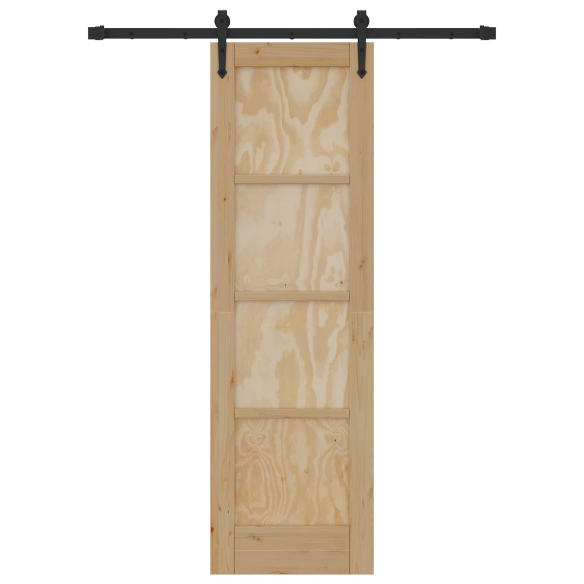 Skydedør ORKDAL 61 x 198,5 cm Massivt fyrretræ Naturfarvet