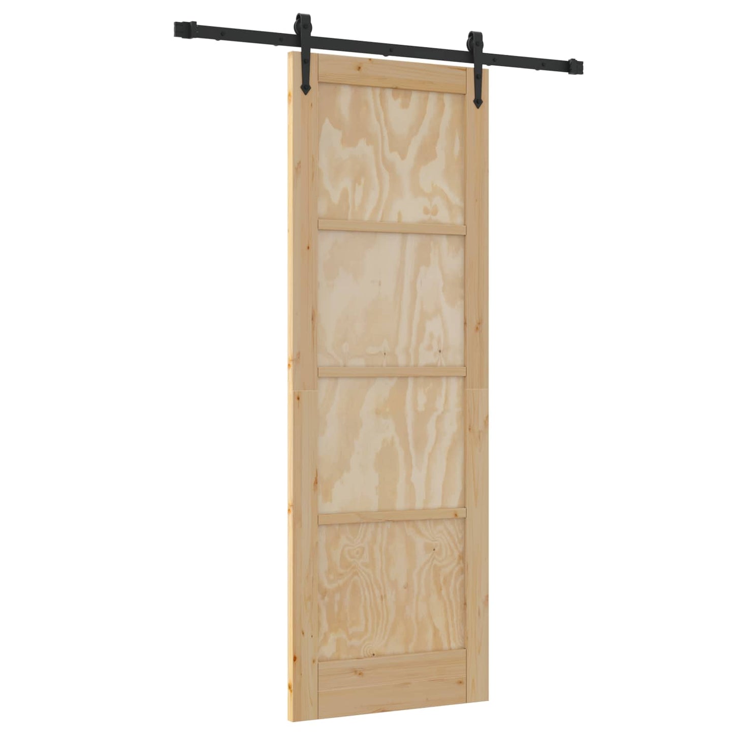 Skydedør ORKDAL 73,5 x 211 cm Massivt fyrretræ Naturfarvet