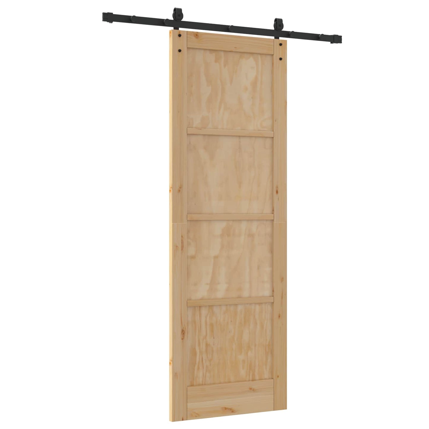 Skydedør ORKDAL 73,5 x 211 cm Massivt fyrretræ Naturfarvet