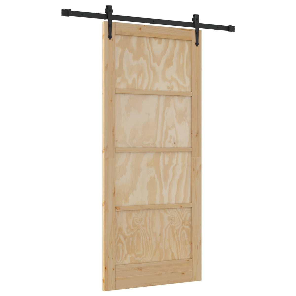 Skydedør ORKDAL 86 x 198,5 cm Massivt fyrretræ Naturfarvet