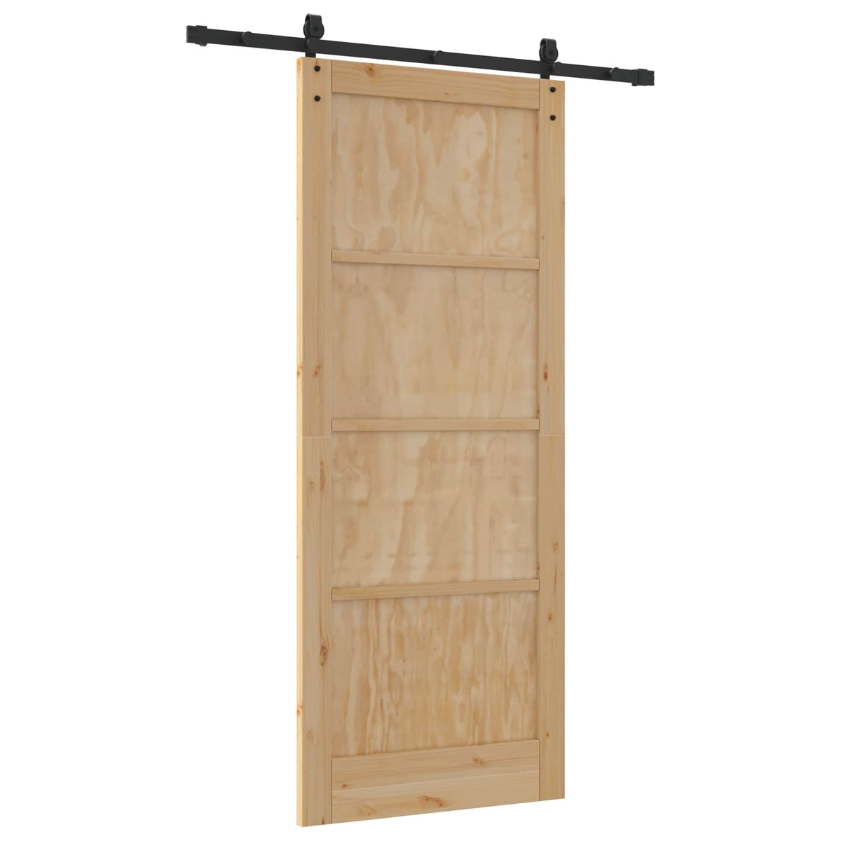 Skydedør ORKDAL 86 x 211 cm Massivt fyrretræ Naturfarvet