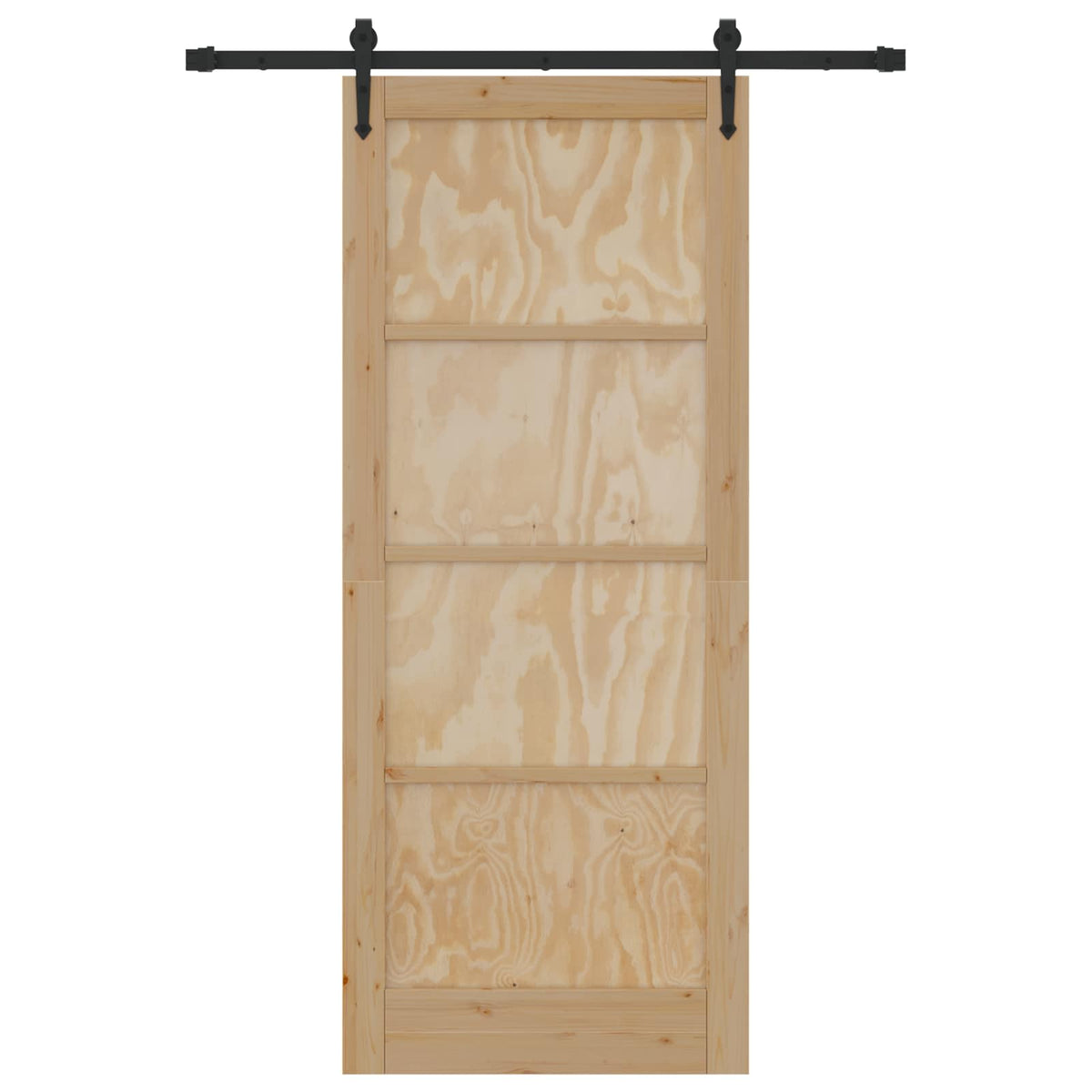 Skydedør ORKDAL 86 x 211 cm Massivt fyrretræ Naturfarvet