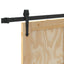 Skydedør ORKDAL 61 x 198,5 cm Massivt fyrretræ Naturfarvet