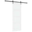Skydedør ORKDAL 83 x 232 cm Massivt fyrretræ Hvid
