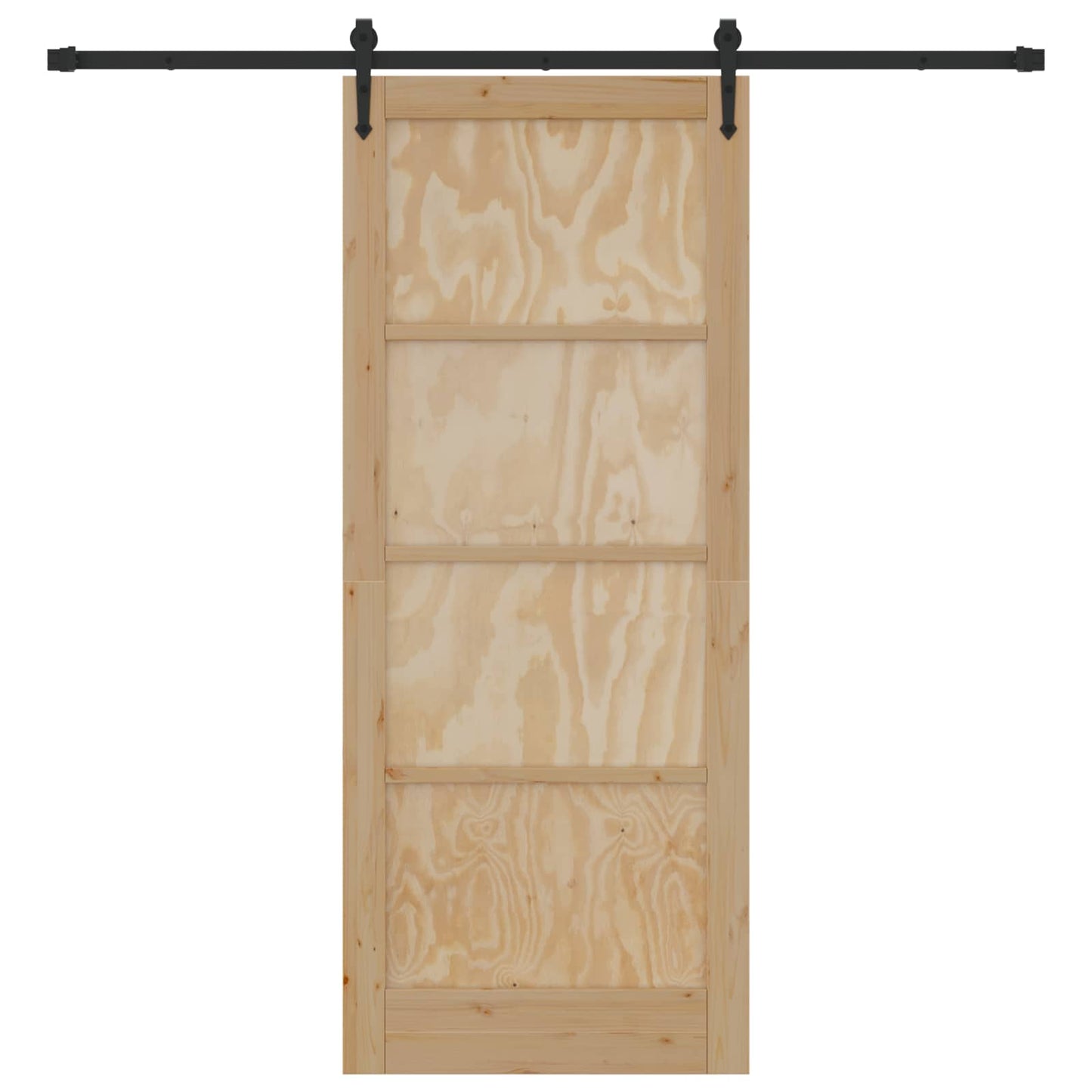Skydedør ORKDAL 86 x 211 cm Massivt fyrretræ Naturfarvet