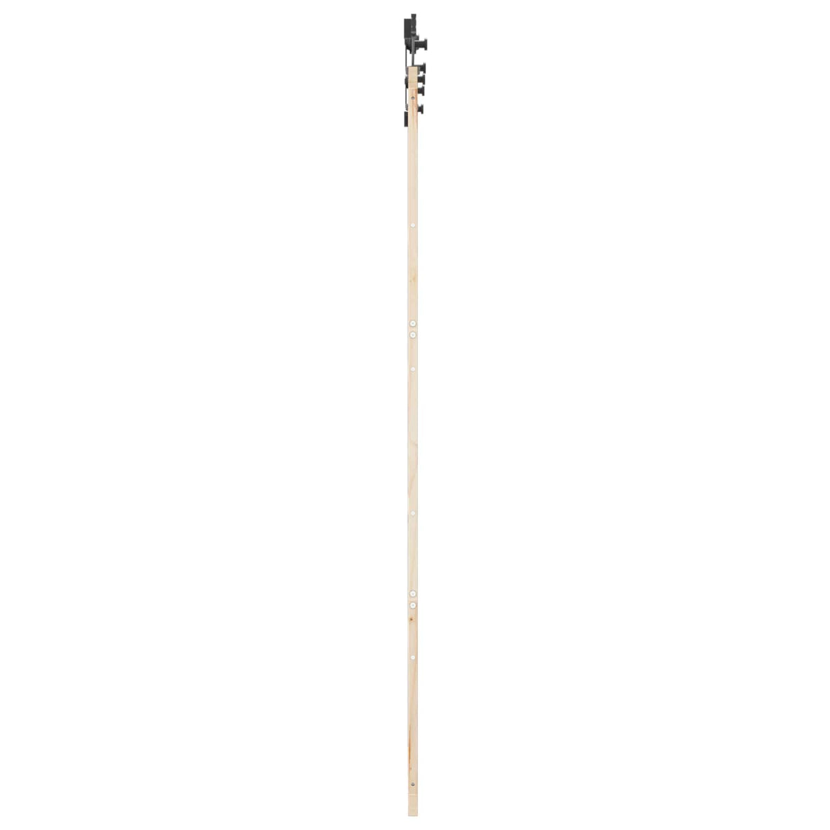 Skydedør 100 x 208 cm Massivt fyrretræ Naturfarvet