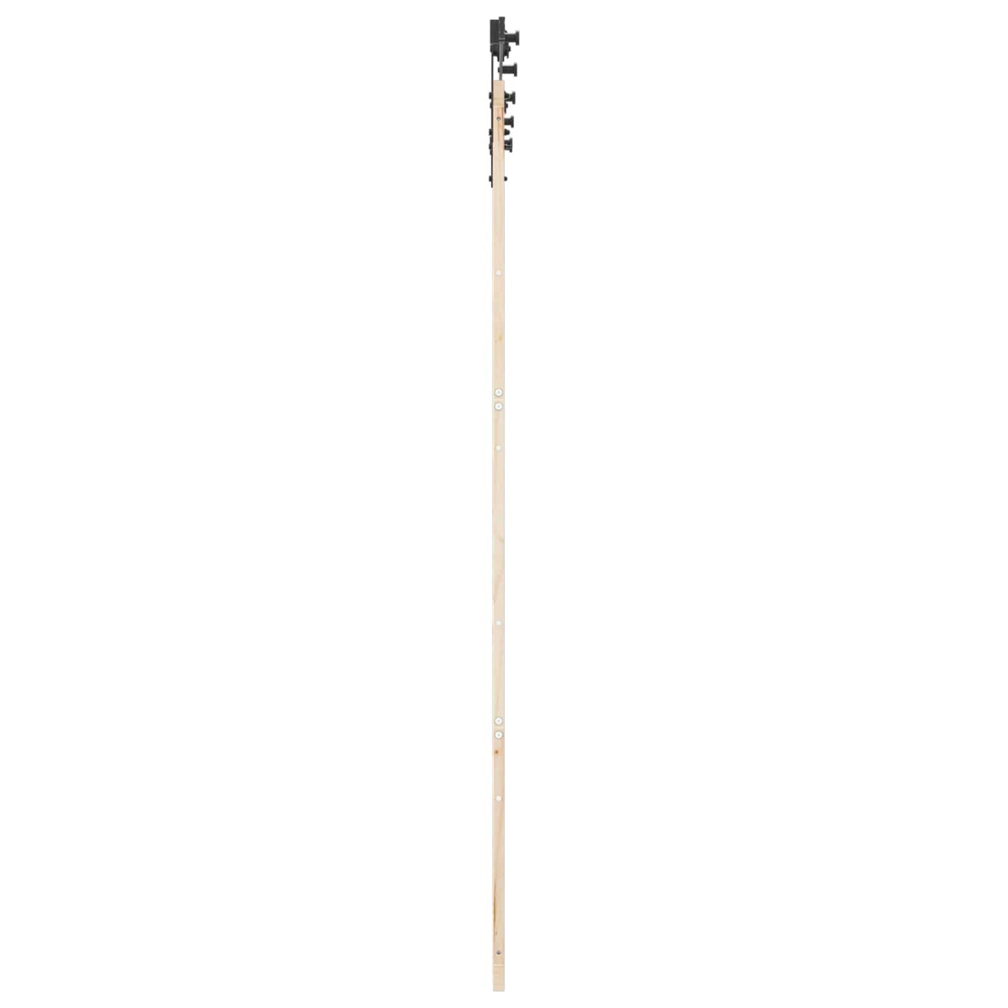 Skydedør 80 x 208 cm Massivt fyrretræ Naturfarvet