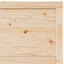 Skydedør 90 x 208 cm Massivt fyrretræ Naturfarvet