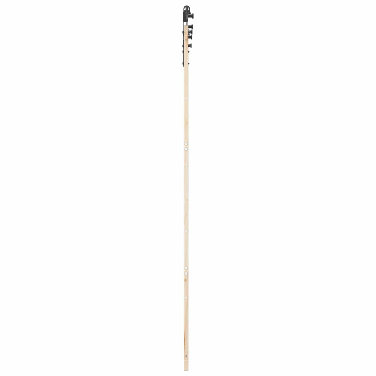 Skydedør Naturfarvet 80 x 208 cm Massivt fyrretræ