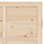 Skydedør Naturfarvet 80 x 208 cm Massivt fyrretræ