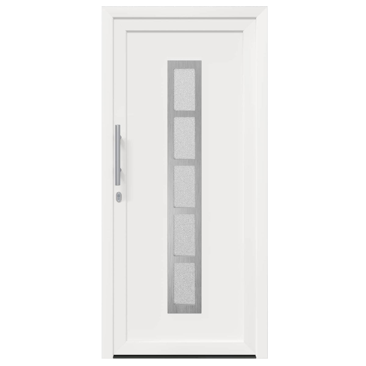 Hoveddør 88 x 200 cm PVC Hvid