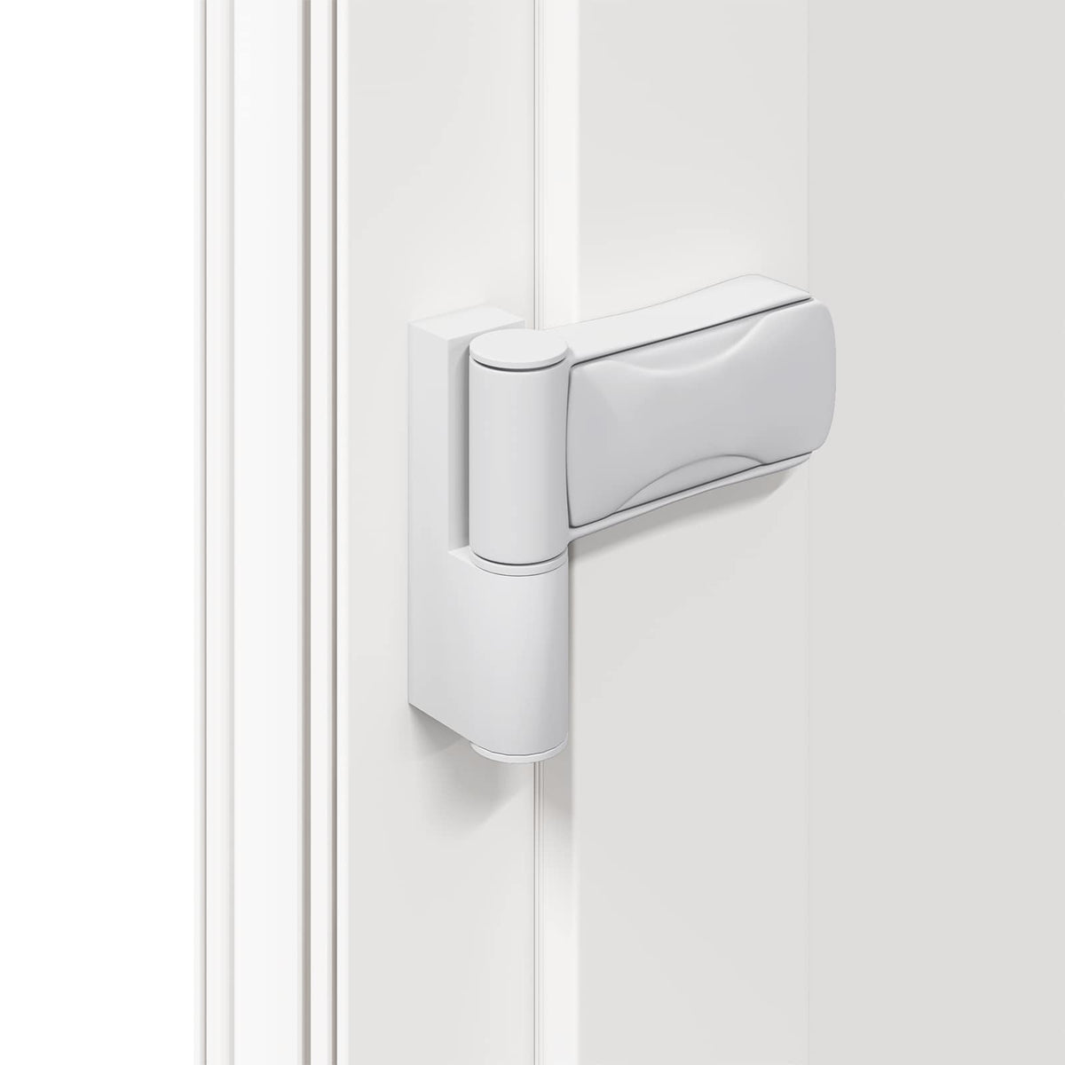 Hoveddør 98 x 200 cm PVC Hvid