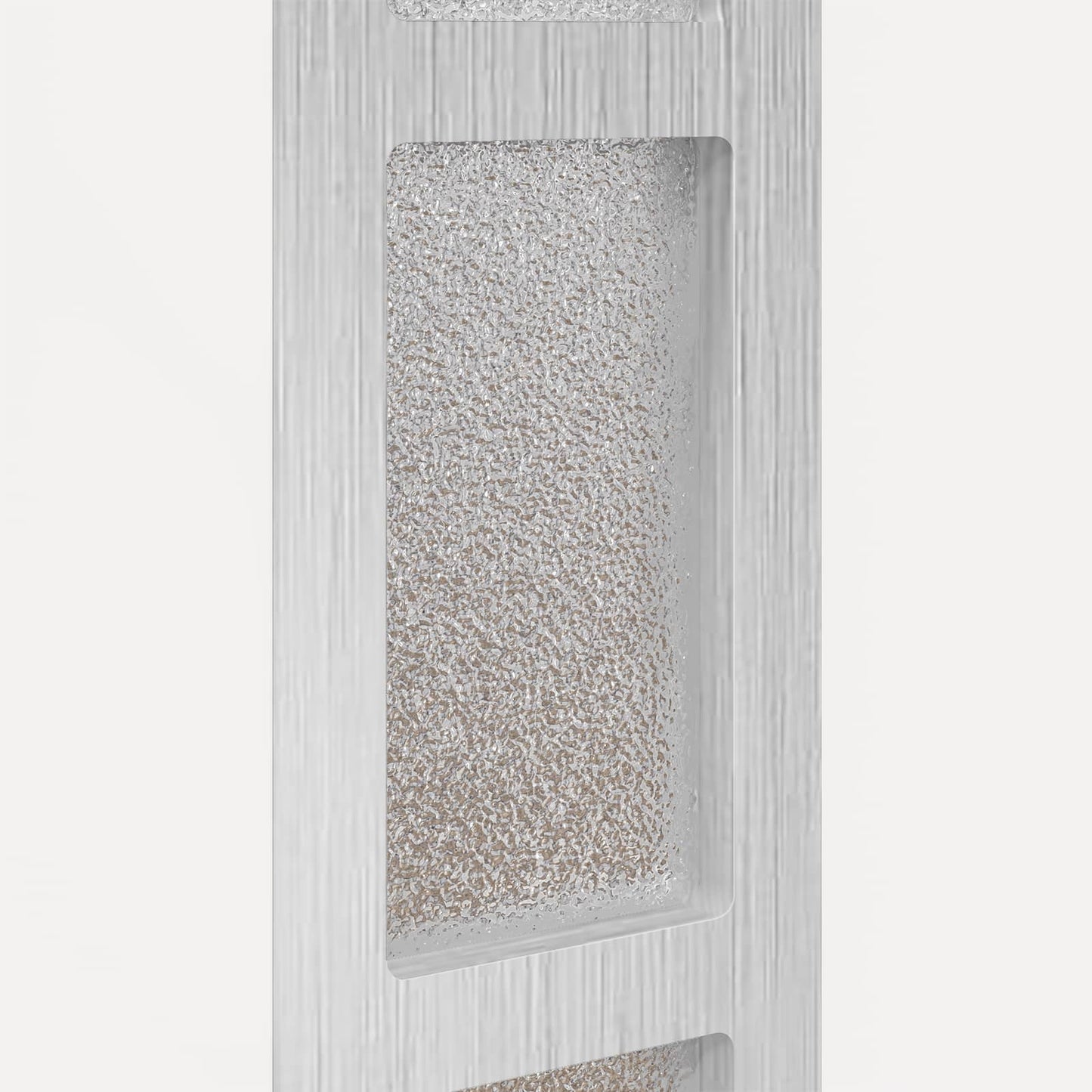 Hoveddør 98 x 200 cm PVC Hvid