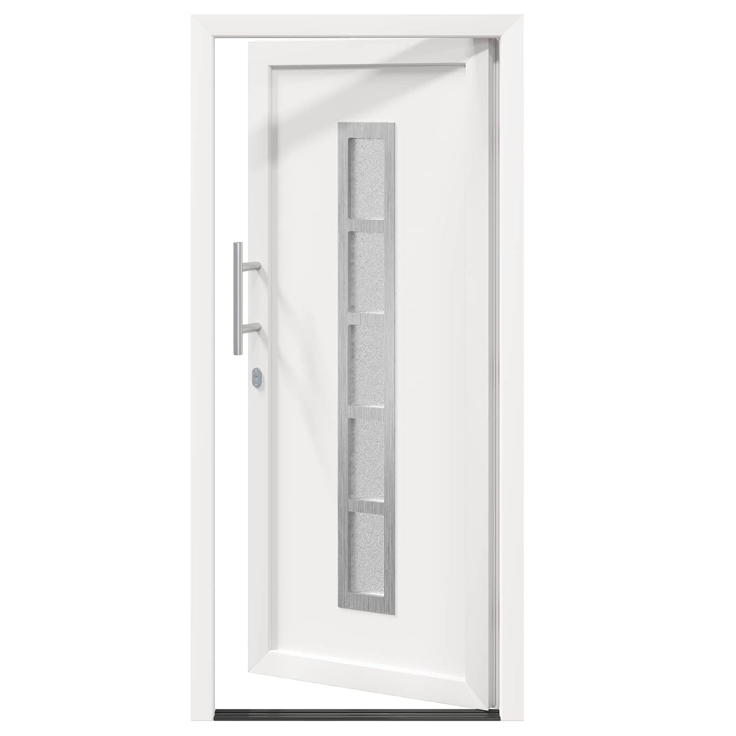 Hoveddør 98 x 200 cm PVC Hvid