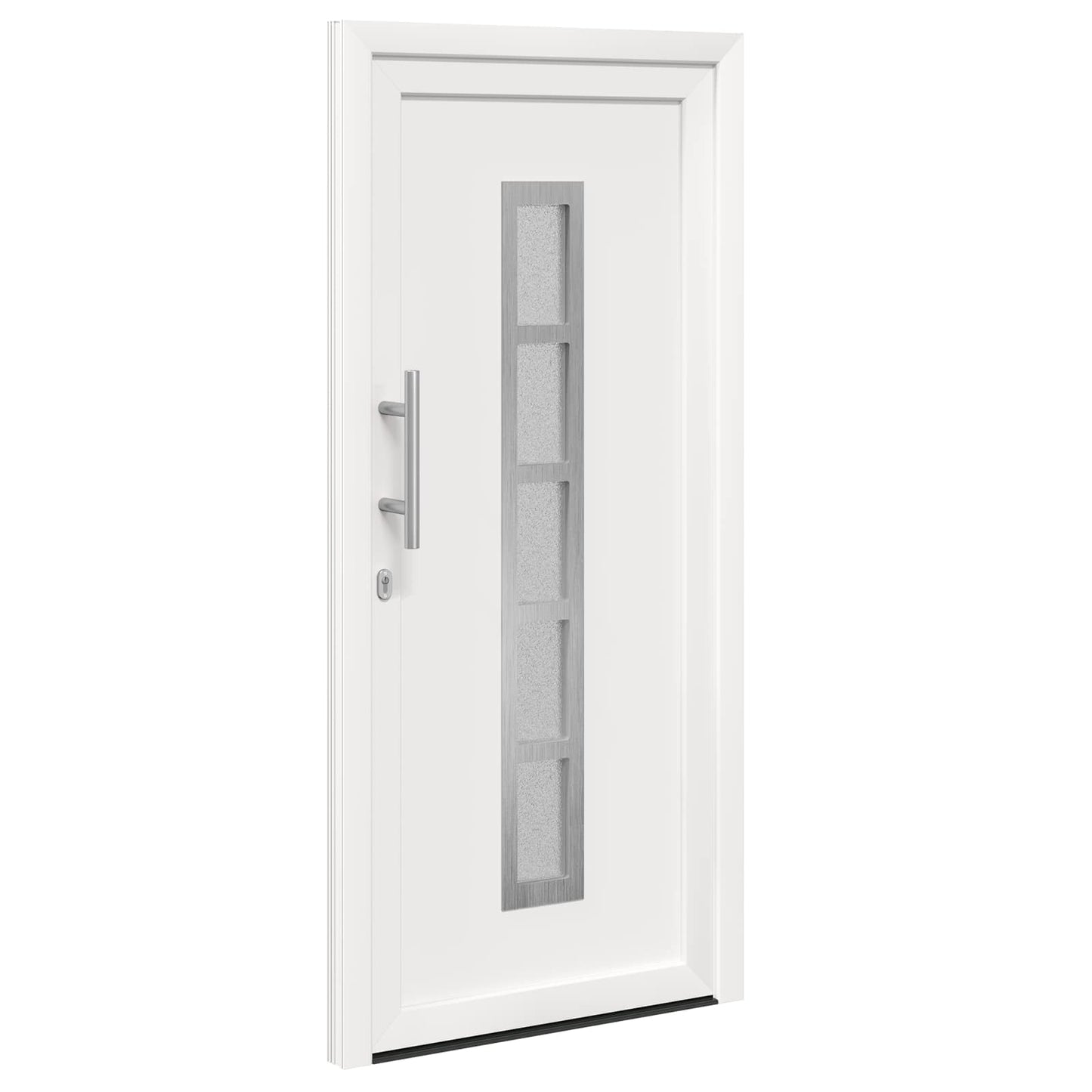 Hoveddør 98 x 208 cm PVC Hvid