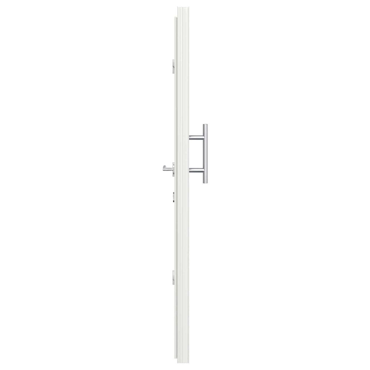 Hoveddør 98 x 208 cm PVC Hvid